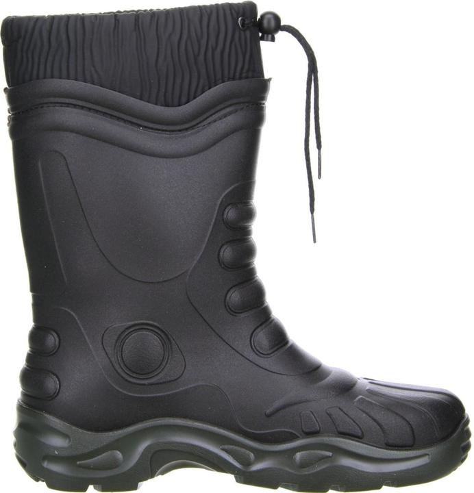 Produktbild G&G Damen Herren gefütterte Gummistiefel Winterstiefel Regenschuhe schwarz (39)