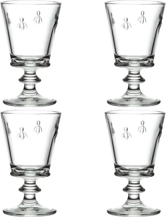 Produktbild La Rochère Abeille Set 4 Trinkgläser 24cl (24 cl, 4 Gläser, Weingläser Set)
