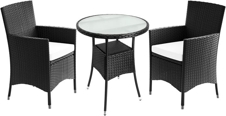 Produktbild Casaria Poly Rattan Balkonset (60 cm)