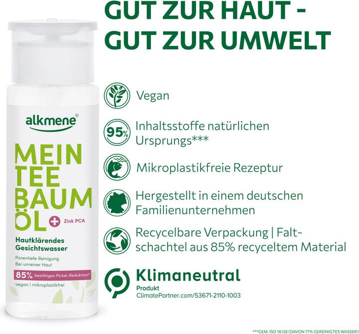 Actual product image Alkmene Skin Clarifying Toner (Cleansing lotion, 150 ml)