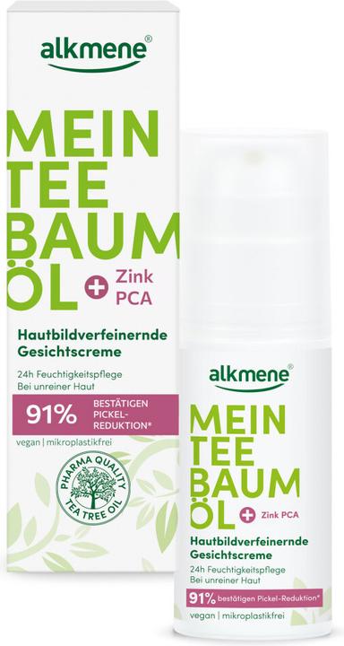 Alkmene Mein Teebaumöl (50 ml, 24h Creme, Bis SPF 10)