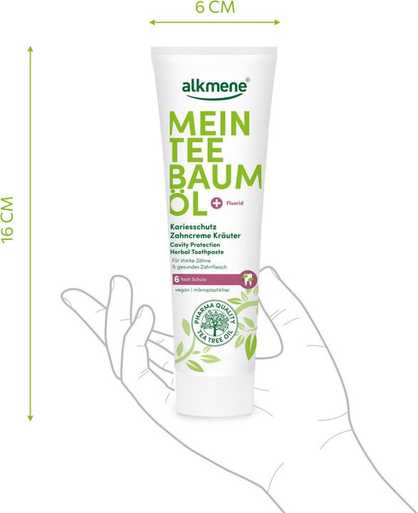 Produktbild Alkmene Kariesschutz Kräuter Zahncreme (100 ml)