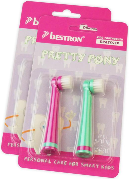 Bestron Ersatzzahnbuerste 2er für DSA3500P (2 x)