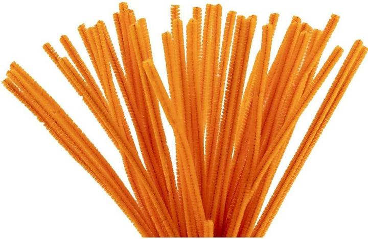 Image du produit Creativ Company Chenilledraht 50 Stück, Orange, Länge: 30 cm, Durchmesser (0.30 m)