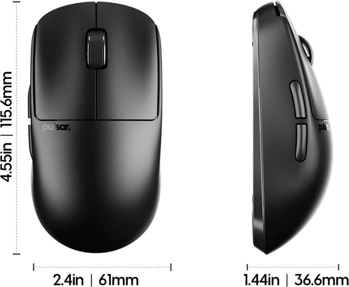 Immagine prodotto Pulsar Gaming Gears X2 CrazyLight - Mini Size 1 (Senza fili, Cablato)