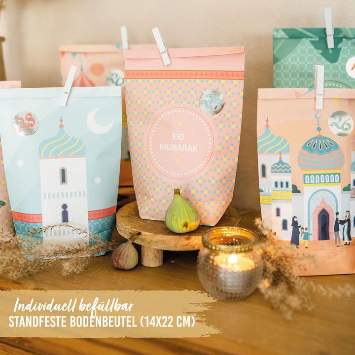 Produktbild Papierdrachen Ramadan Kalender (Geschenktüte, 30 x)