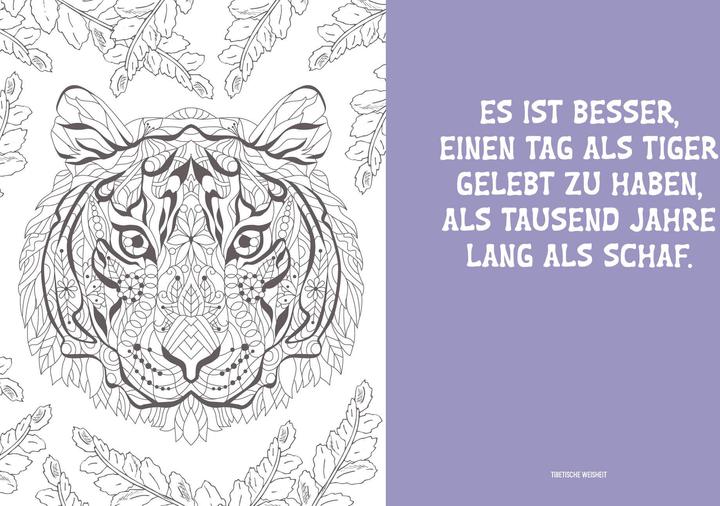 Actual product image Colorful Mandala - Mandala - Jungle animals
