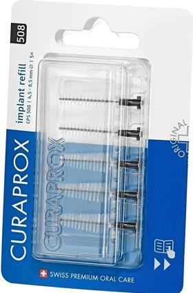Actual product image Curaprox CPS 508 Soft Implant Brush black 5 pcs. (5 x, 8.50 mm)
