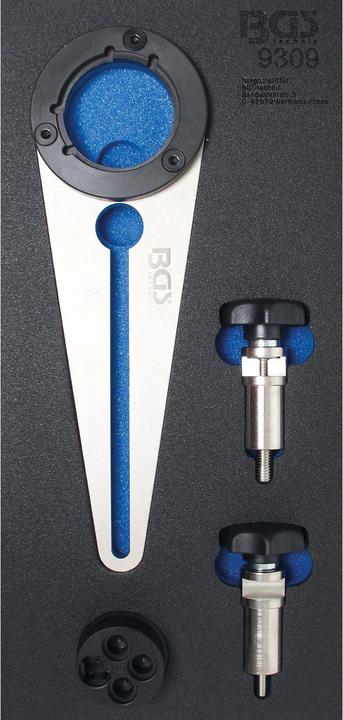 Actual product image BGS Tool Tray 1/3: Crankshaft Pulley Holder and Rotating Tool Set for BMW 2.5D