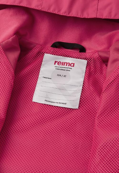 Actual product image Reima tec Kinder Regenjacke Soutu Bright Berry (104)
