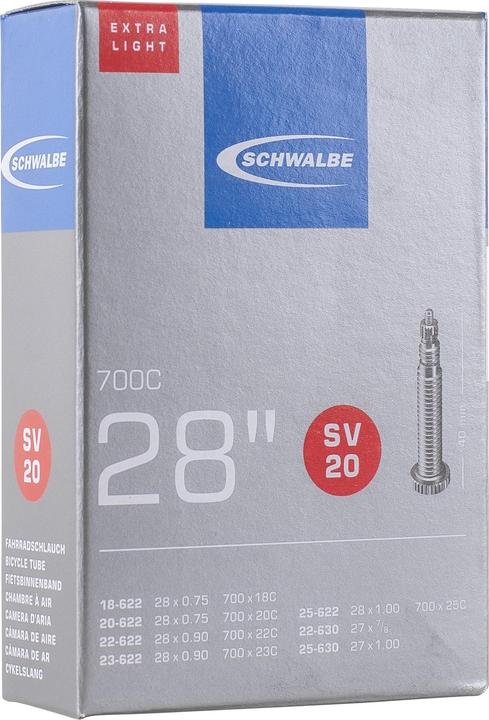 Immagine prodotto Schwalbe SV20 Extra Light (Presta (SV), 28", 40 mm)