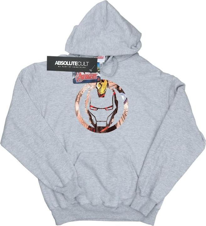 Produktbild Iron Man Montage Symbol Kapuzenpullover (S)