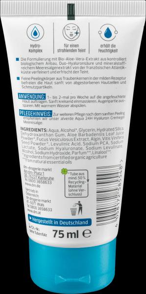 Actual product image dm alverde Aqua peeling (Exfoliation, 75 ml)