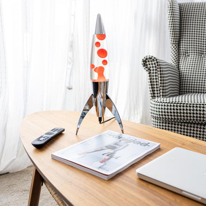 Image du produit Fisura Lampe à Lave Fusée Rouge de (E14)