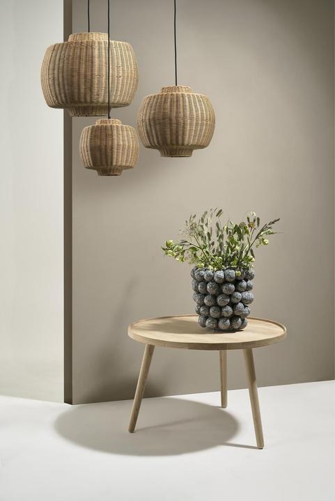 Immagine prodotto F&R Pendolo Vilna 30x28 cm in rattan naturale (E27, 0 lm)