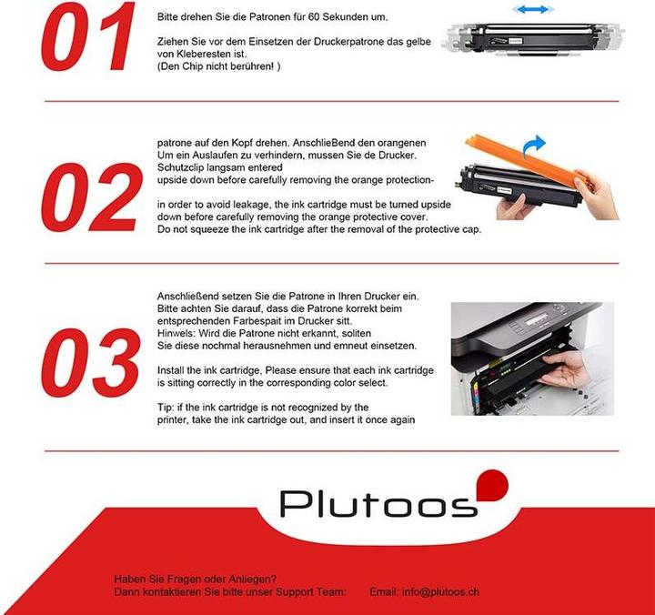 Actual product image Plutoos TN-247/TN-243 (M, C, Y, FC)
