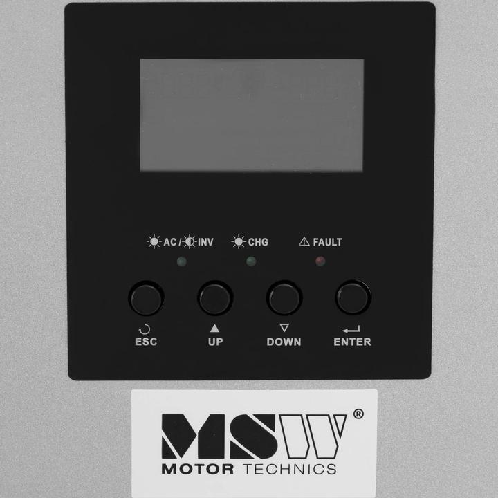 Produktbild MSW Wechselrichter Solar Off-Grid PV-Inverter 1000 VA LCD 98 % Effizienz