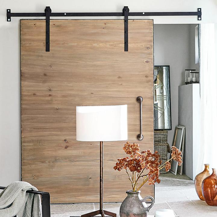 Produktbild Loberon Schiebetür Wilmington braun (140 x 3.5 x 226 cm)