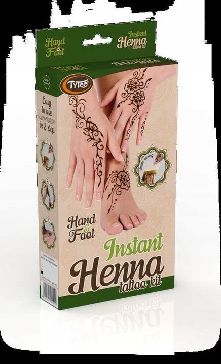 Actual product image Dante TYTOO Henna Tattoo Set Hände und Füsse 0202