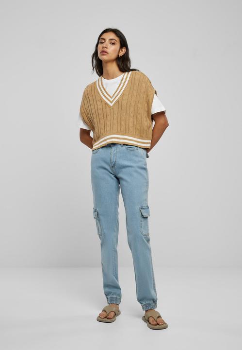 Image du produit Urban Classics Ladies Cropped Knit College Slipover (L)