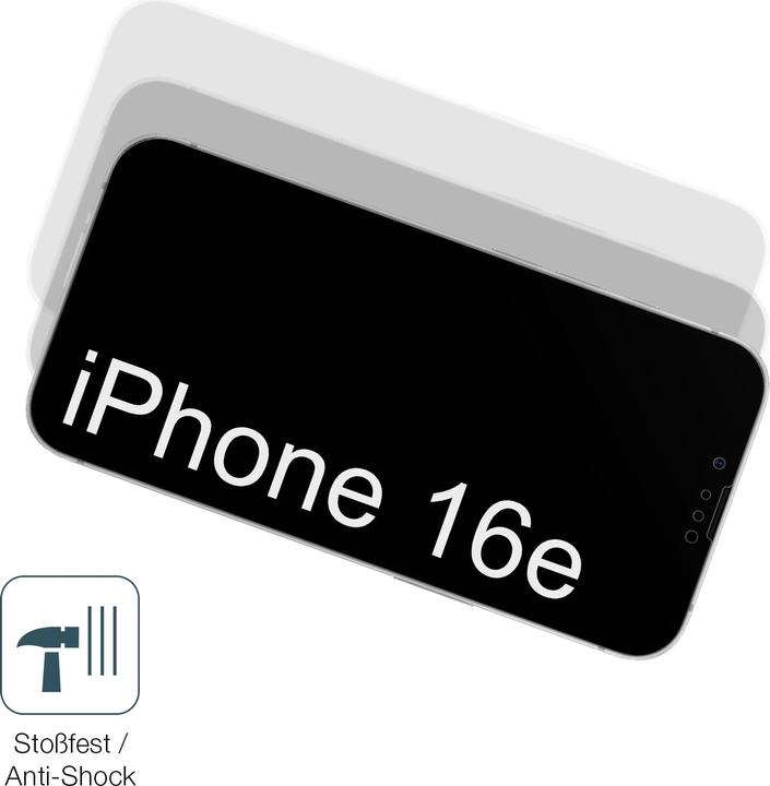 Actual product image Dipos Anti-Shock Screen Protector Matte (1 Piece, Apple iPhone 16e)
