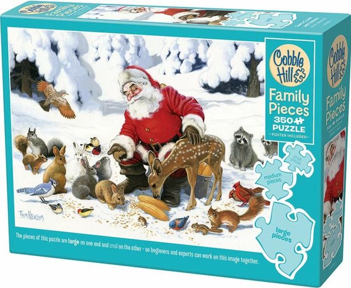 Produktbild Cobble Hill Puzzle 350 pieces XXL Pieces - Family - Santa Claus and Friends (350 Teile)
