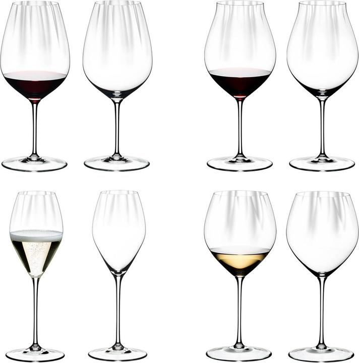 Riedel Gläserset Performance (8 Gläser, Weissweingläser)
