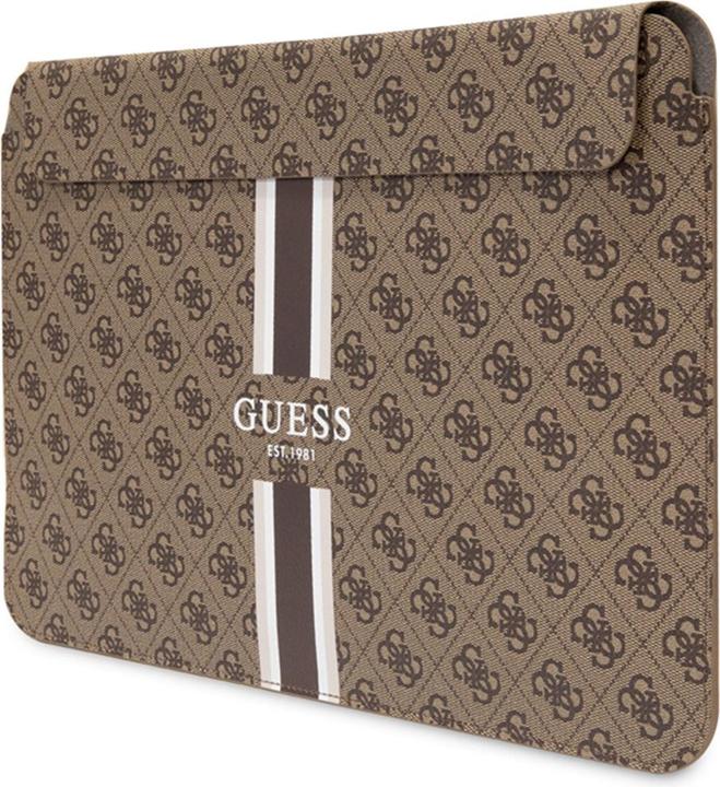Produktbild Guess PU 4G Printed Stripes Computer Sleeve 13/14 - brown (14")