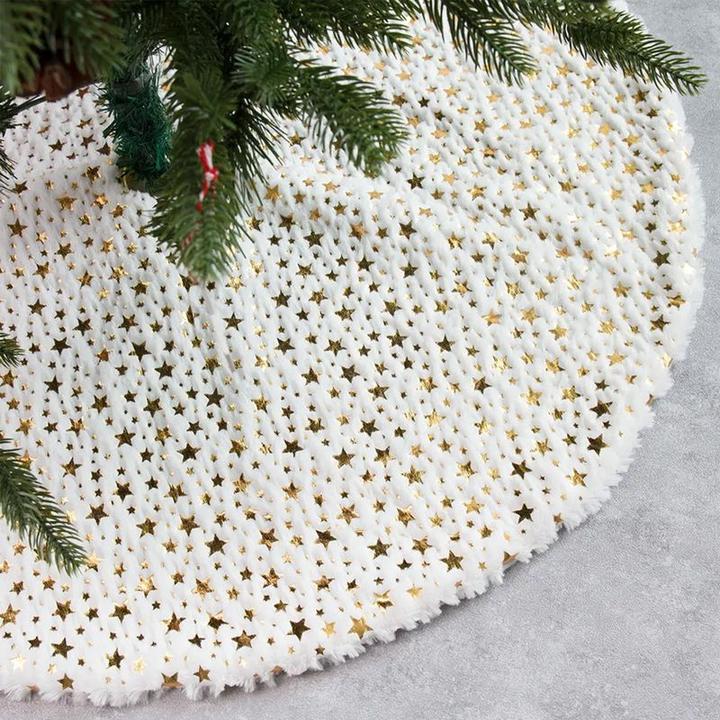 Image du produit Hermex jupe de sapin de Noël couverture de sapin tapis de jupe de sapin (1 -pièce)