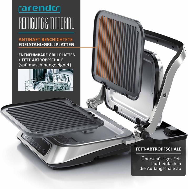Actual product image Arendo Contact grill