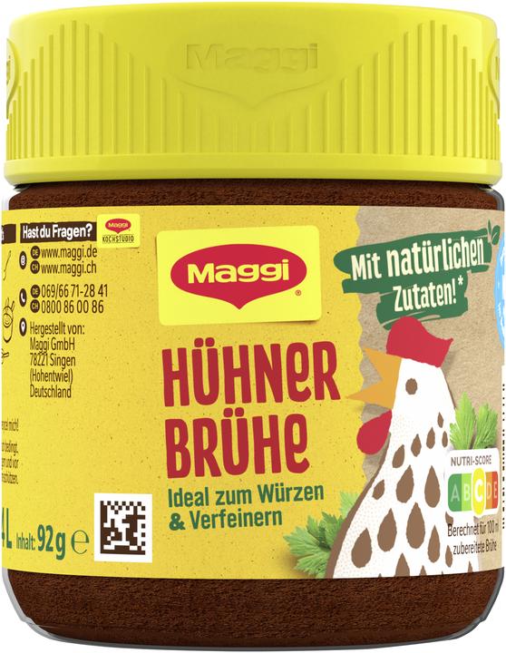 Actual product image Maggi Chicken broth jar 92g, makes 4 litres (4000 ml)