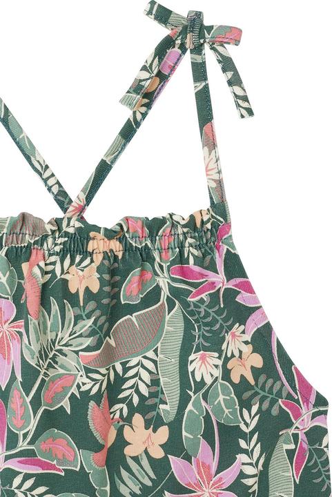 Actual product image Vertbaudet Schulterfreier Mädchen Jumpsuit mit Alloverprint (92)
