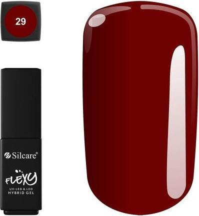 Produktbild Silcare Flexy Hybrid Gel Hybrid Lacquer 29 4.5G (Red, Gel-Effekt Nagellack)