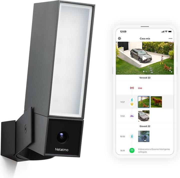 Immagine prodotto Netatmo Videocamera Esterna Intelligente (1920 x 1080 Pixels)