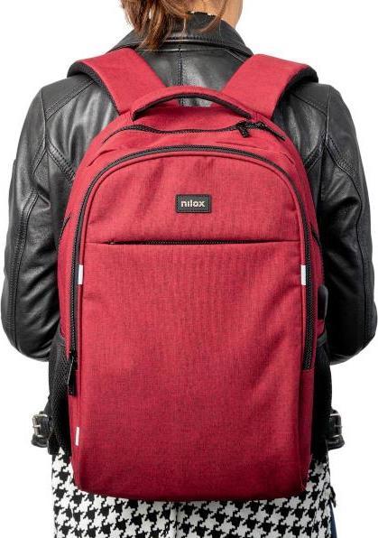 Actual product image Nilox STYLE BACKPACK 15.6" NXBK042 RED