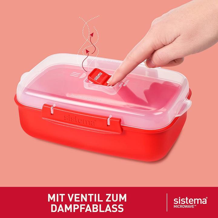 Actual product image Sistema Microwave-Heat & Eat food storage set (1.25 l)