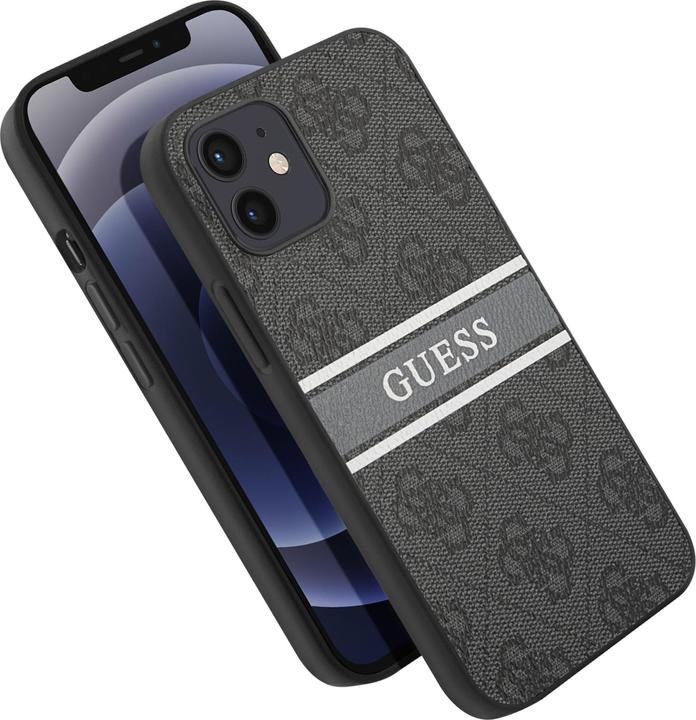Immagine prodotto Guess Copertina rigida 4G a strisce stampate (Apple iPhone 12 Pro)