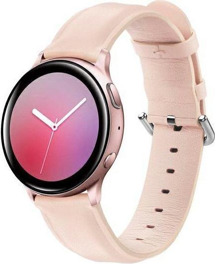 Actual product image Beline pasek Watch 20mm Elegance różowy/pink (20 mm, Organic leather, Plastic)