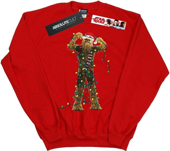 Produktbild Star Wars Chewbacca Christmas Lights Sweatshirt Mädchen (140, 146)