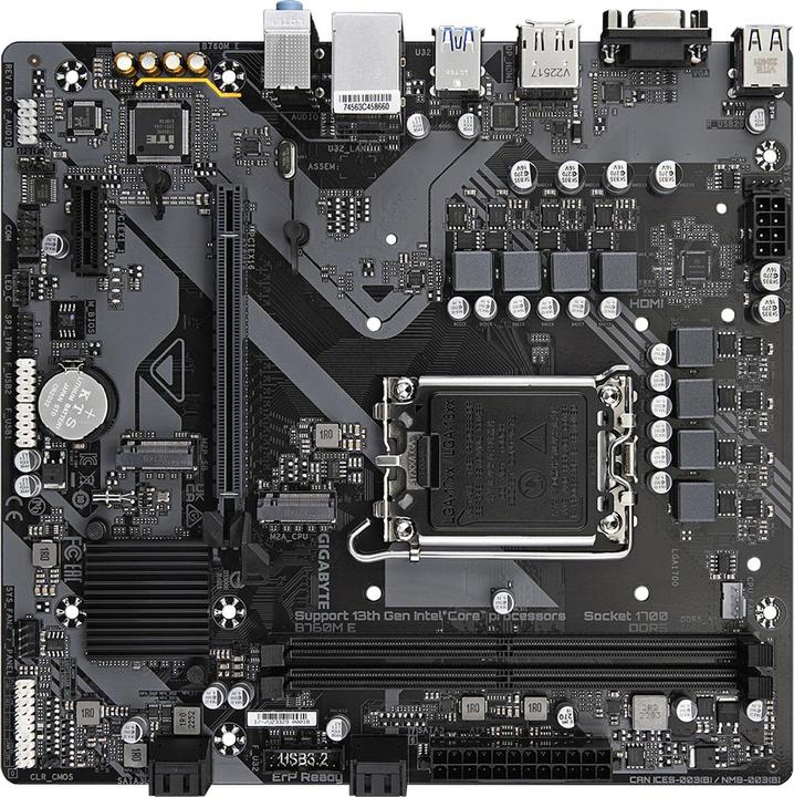 Produktbild Gigabyte B760M E (LGA 1700, Intel B760, mATX)