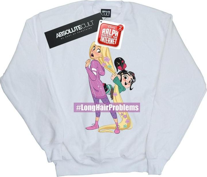 Disney Wreck It Ralph Rapunzel And Vanellope Sweatshirt (L)