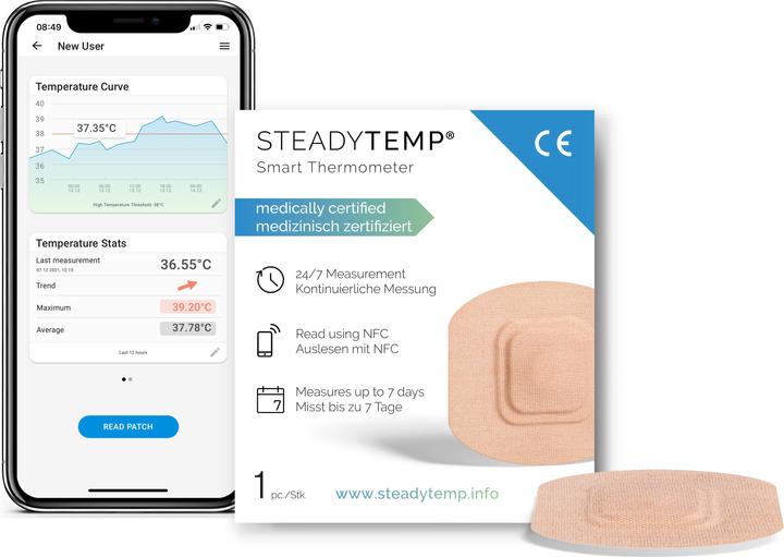 Produktbild Steadytemp Fieberthemometer (Berührungslos)