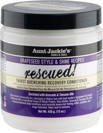 Actual product image Aunt Jackie's Grapeseed Quenching Recovery Conditioner 15oz