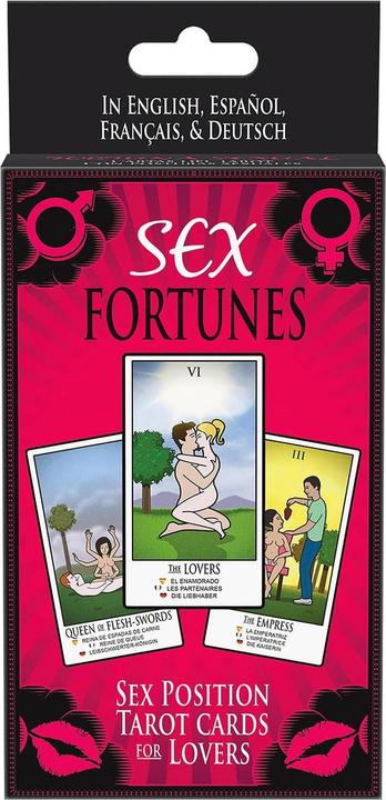 Produktbild Kheper Games Sex Fortunes Tarotkarten F?R Liebhaber Es / En / Fr / De (Geschicklichkeitsspiel, Deutsch, Englisch, Französisch)