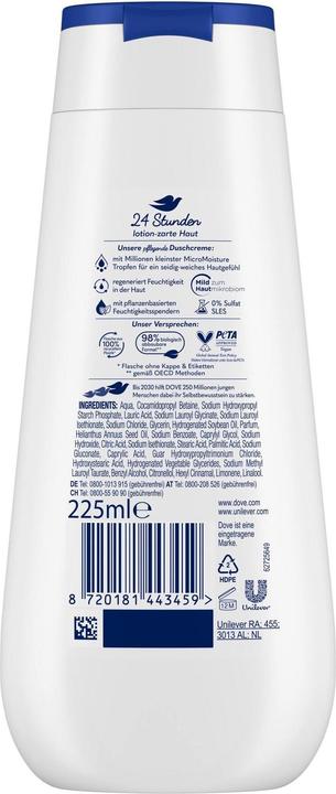 Actual product image Dove Advanced Care shower gel Rich care (225 ml)