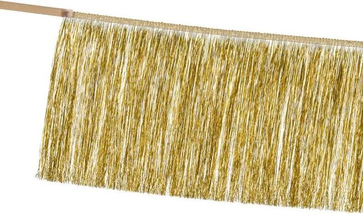 Produktbild Partydeco Girlanden aus goldenen Fransen