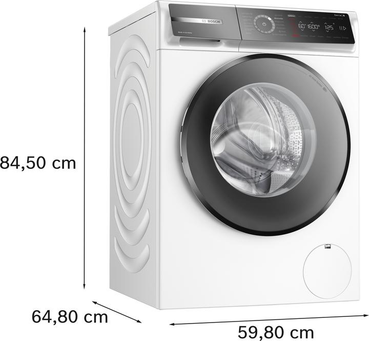 Image du produit Bosch Hausgeräte WGB256041 (10 kg, Gauche)