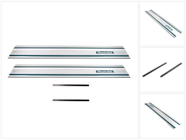 Productafbeelding Makita Geleiderail set 2x geleiderail 1000mm + 2x geleiderail connector