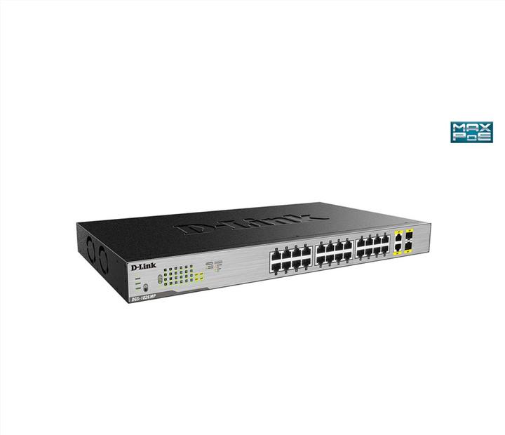 Productafbeelding D-Link 26-POORTS LAYER2 POE+ GB SCHAKELAAR (24 Havens)