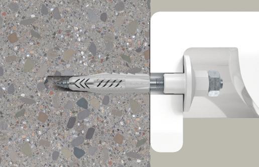 Actual product image Fischer Washbasin attachment WST 140 K (2) (2 pcs.)